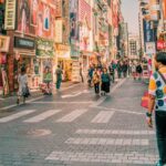Photograph of a South Korean street